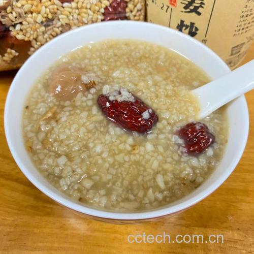 棒山药粥成品图
