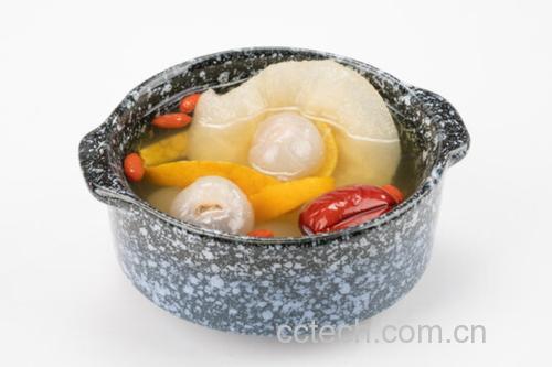 荔枝雪梨煮水成品展示