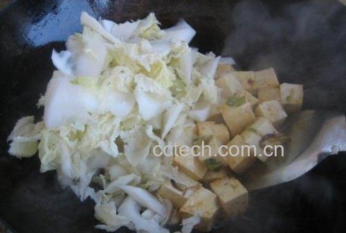 炒荷兰豆过程图