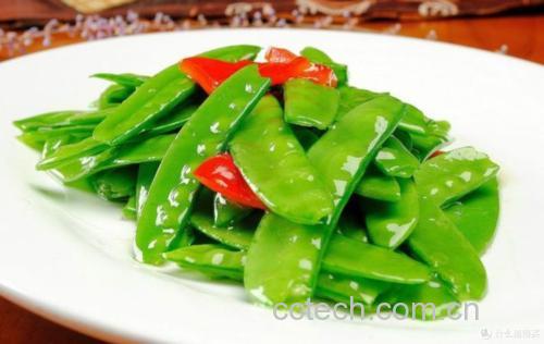 腌荷兰豆凉拌食用场景