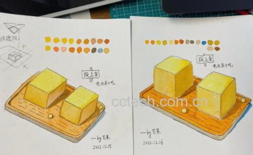 豌豆粉与豌豆黄成品图