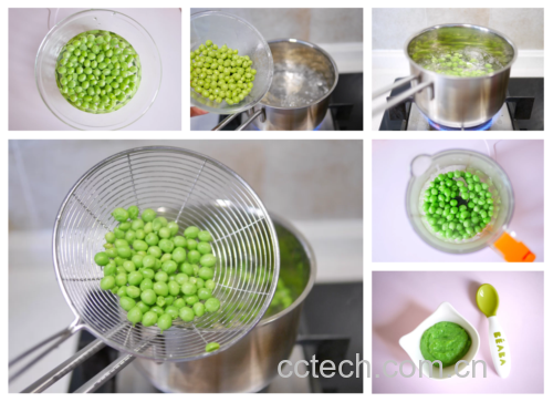 豌豆粉制作过程图
