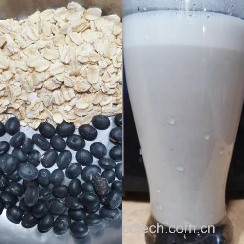 黑豆燕麦豆浆成品图