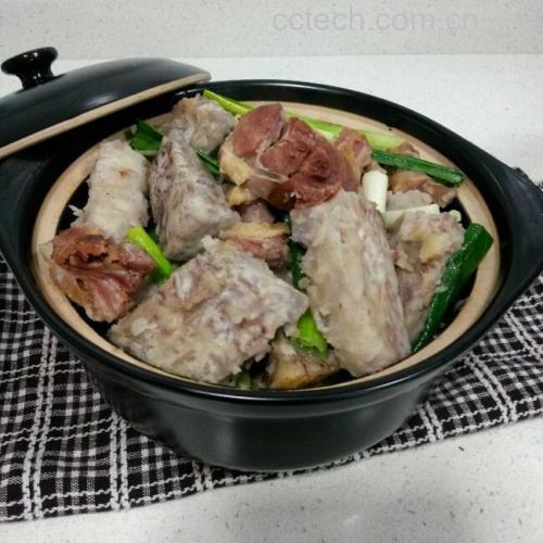 沙煲炖煮过程图