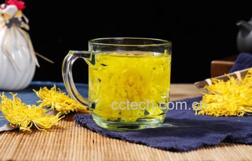 金丝皇菊茶冲泡过程