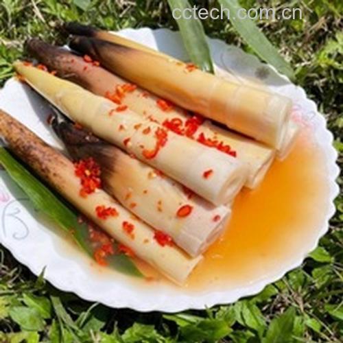 竹荪凉拌做法示意图