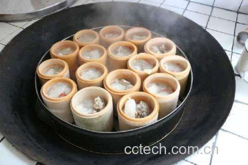 竹荪酿虾滑成品图
