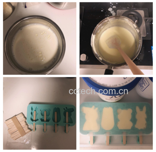 草莓奶油冰淇淋冷冻搅拌图