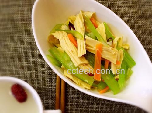 竹影清韵菜肴成品图