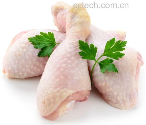 芹菜与鸡肉原材料图