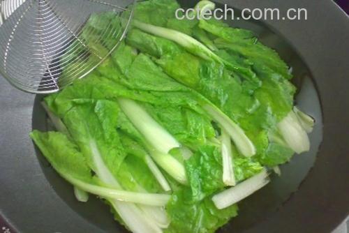 生菜菜泥制作过程