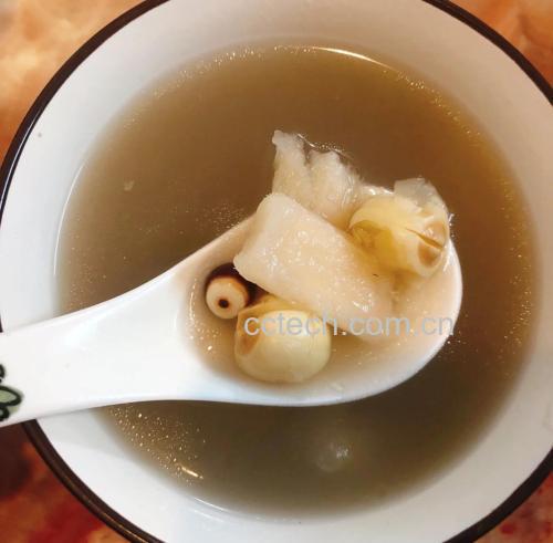 墨旱莲生姜汤成品图