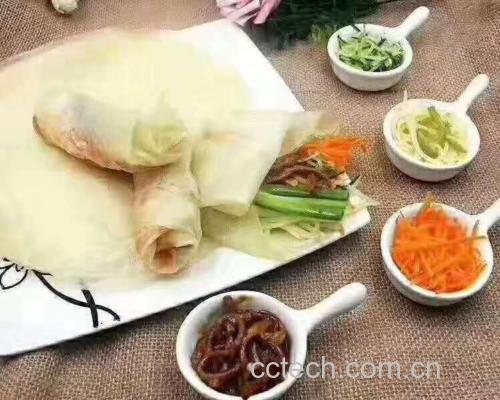 红生菜卷饼成品图