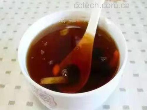 黑豆红枣枸杞汤成品图