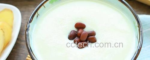 高丽参粉与豆浆冲泡示意图