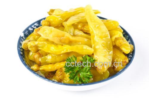 青圆椒腌制成品图