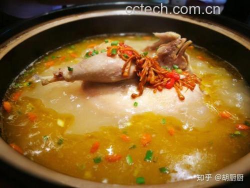 风姜鸡汤成品图
