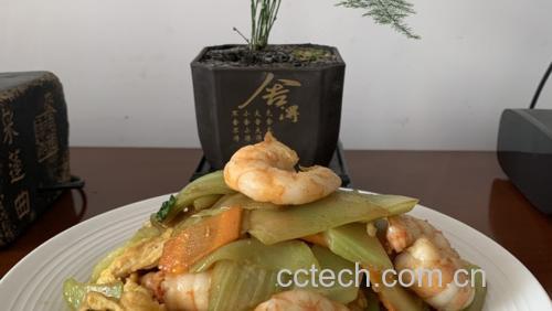 荷兰豆与虾仁搭配的美食图片