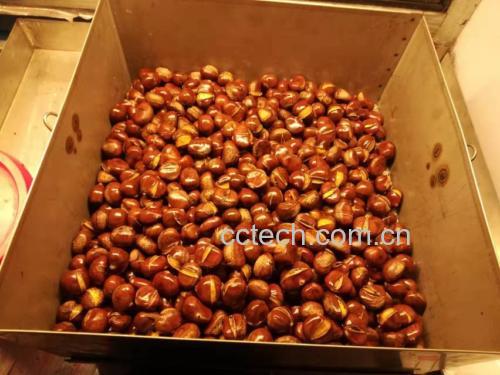 油栗饼成型与烘烤过程