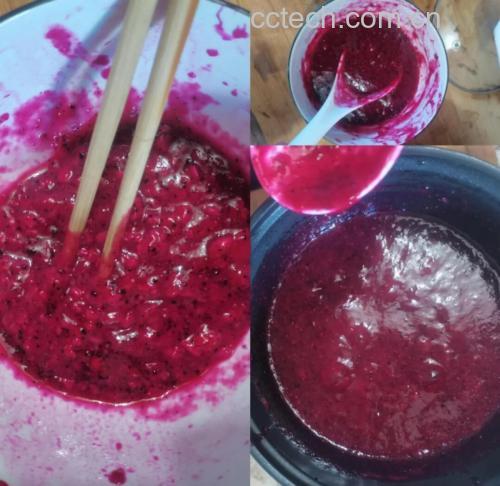 酸梨果酱制作过程图