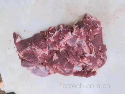 羊肉切片展示