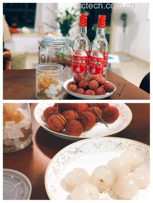 南红荔枝冰制作过程图