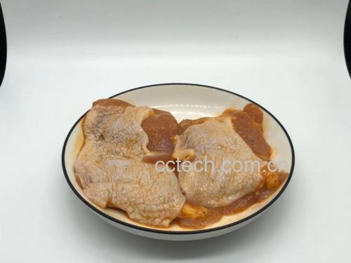 鸡腿划刀处理