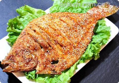 多宝鱼香煎成品图