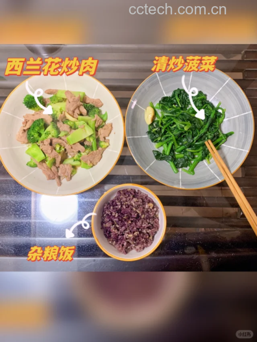 健康晚餐搭配图