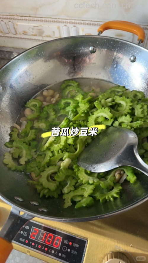 苦扁豆炒制全过程展示图