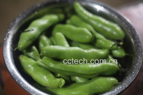 绿心蚕豆烹饪示意图