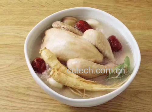 高丽参炖鸡汤