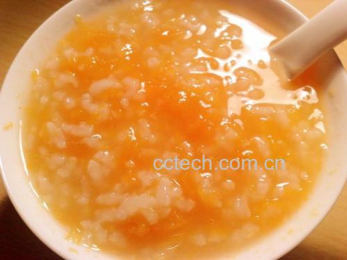 南瓜粥特写图片