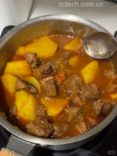 牛肉炖萝卜与土豆成品图