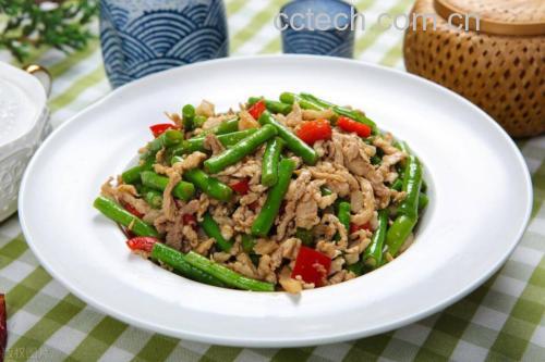 炒豆角丝成品图