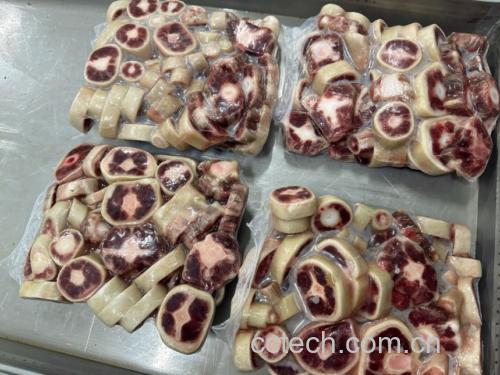 酥梨牛尾狸食材展示