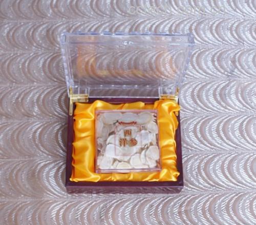 西洋参含片产品包装与成分表对比图