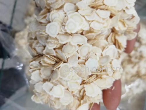 西洋参不同切片厚度对比图