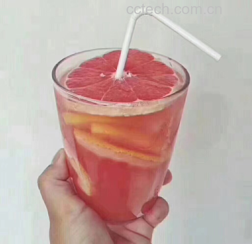 葡萄柚气泡水成品图