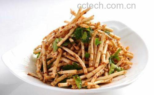 鱼腥草凉拌成品图