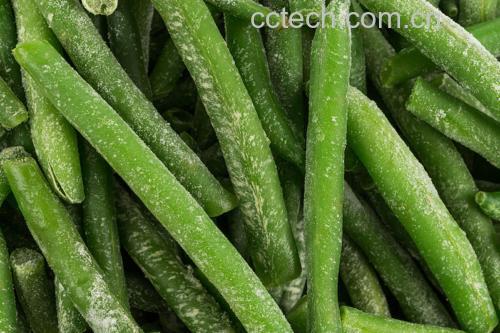 冷冻荷兰豆与新鲜荷兰豆对比图