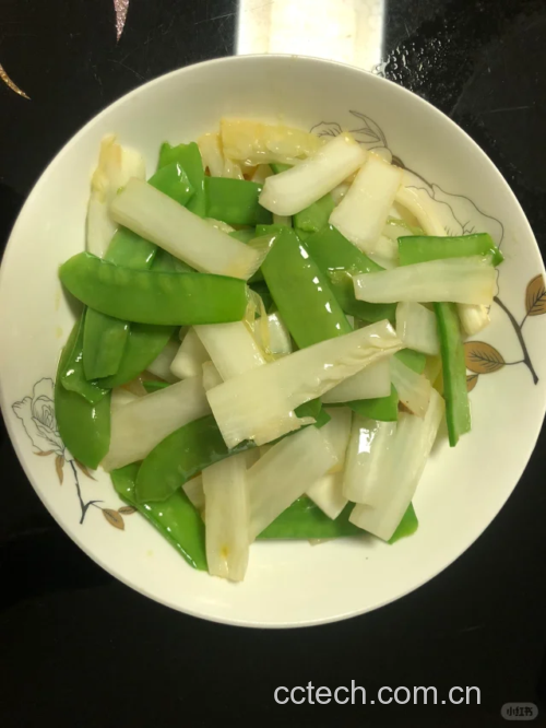 荷兰豆清炒配菜图