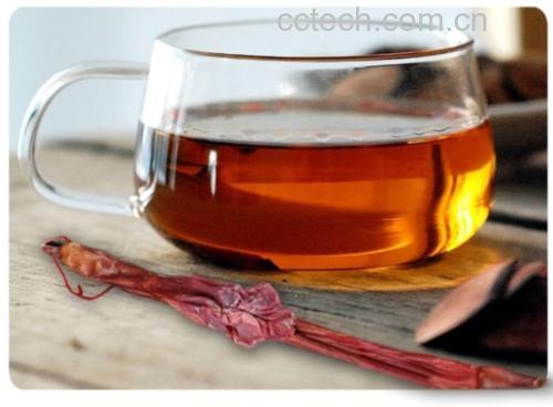 鹿茸鹿鞭泡茶成品图