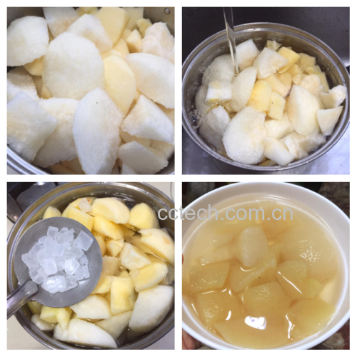 糖渍酸梨制作过程