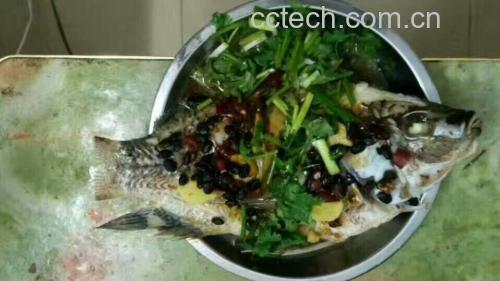 车前草与黑豆煮汤过程