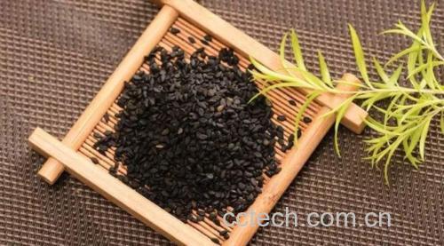 黑芝麻和核桃仁原材料
