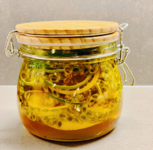鲜茶柠檬蜜成品图