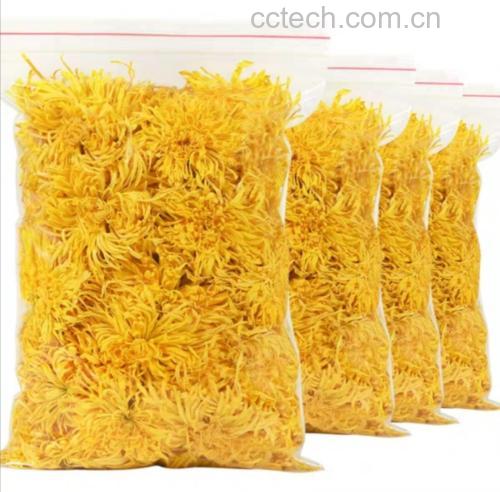 金丝皇菊与苦荞的实物对比图