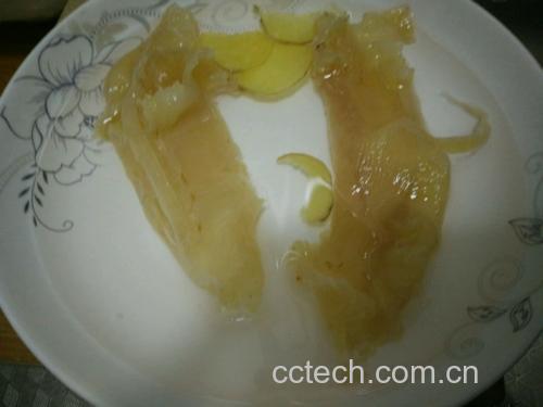 鱼胶泡发过程
