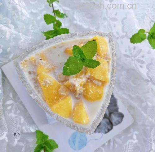 芒果甜品示意图